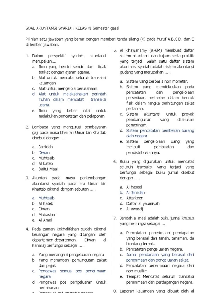 50 soal pilihan ganda tentang akuntansi beserta jawabannya. Contoh Soal Pilihan Ganda Akuntansi Perbankan Giro Dan Jawabannya Pdf Online Class