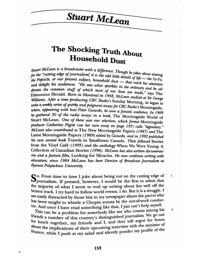 The Shocking Truth About Household Dust Pdf