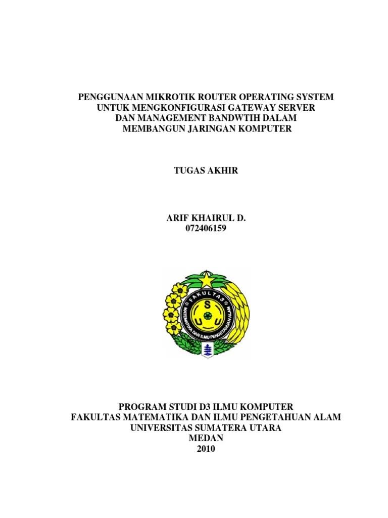 Mikrotik Judul | Pdf