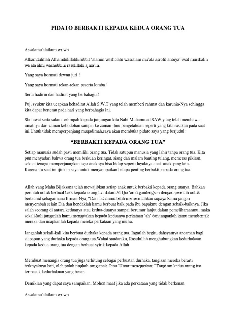 Pidato Menuntut Ilmu | PDF