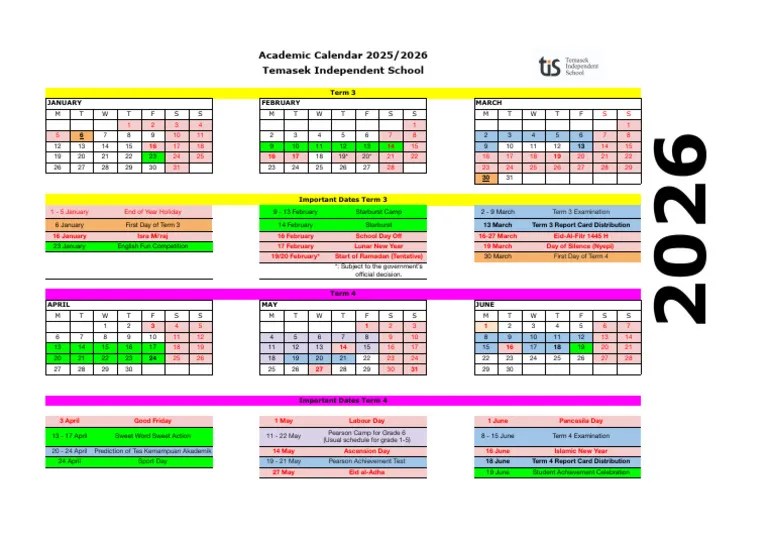 Temasek School Academic Calendar 20252026 PDF Observances(08)