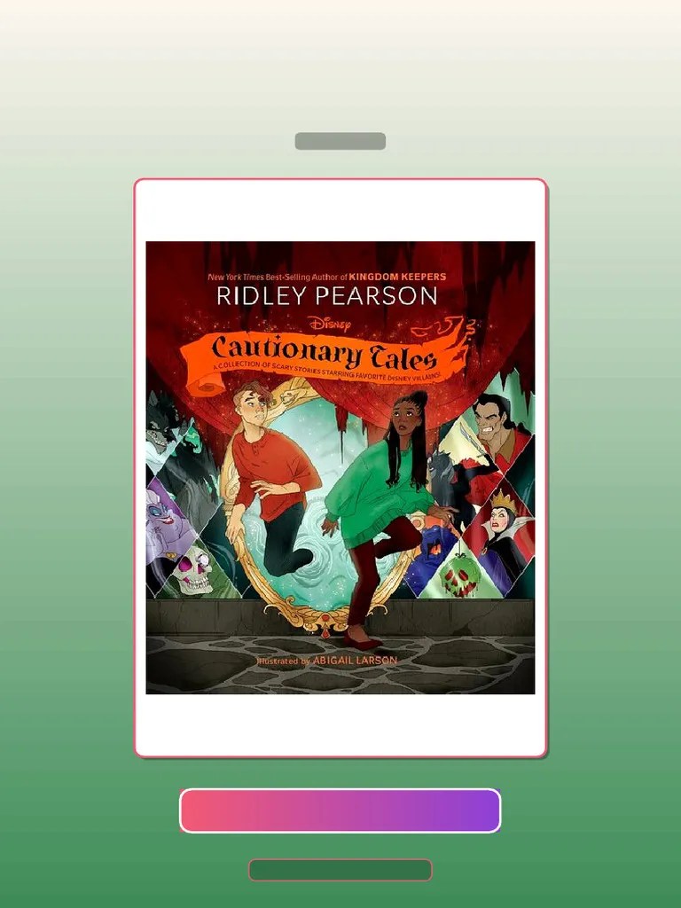 Test Bank for Disney Cautionary Tales Ridley Pearson PDF