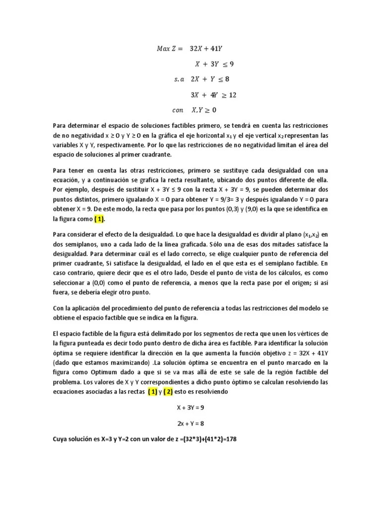 ¿ejercicio investigacion de operaciones, region factible, ¡AYUDA