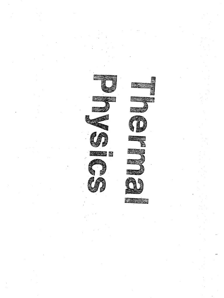 Thermal Physics Kittel