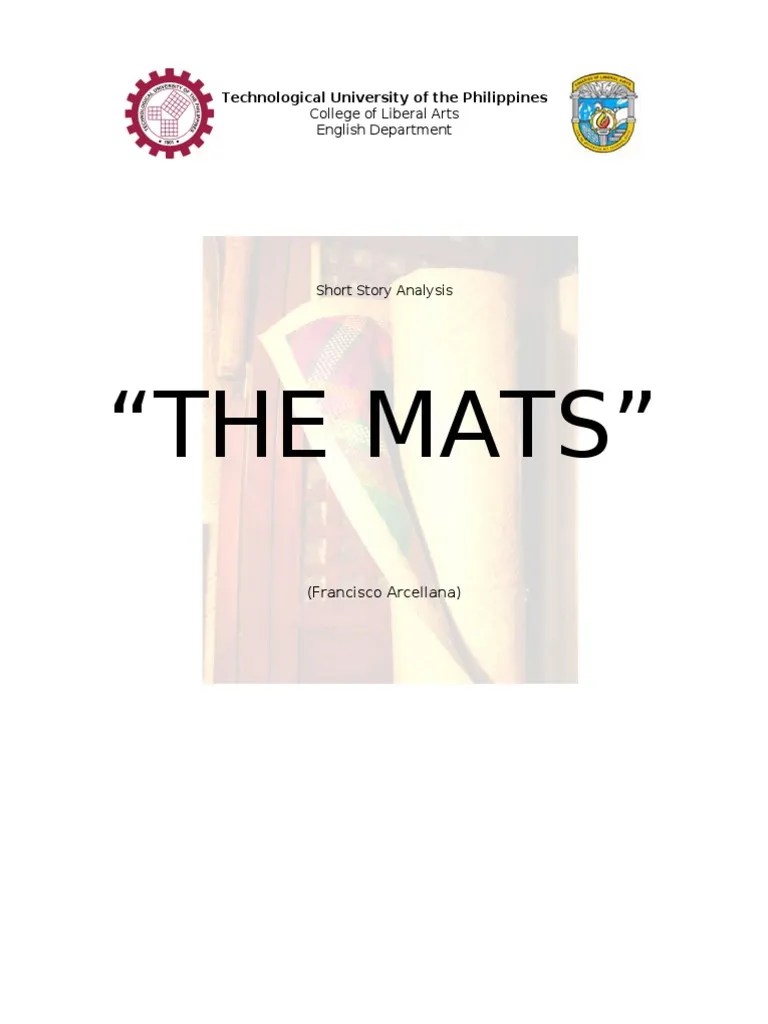 Literature The MATS by Francisco Arcellana