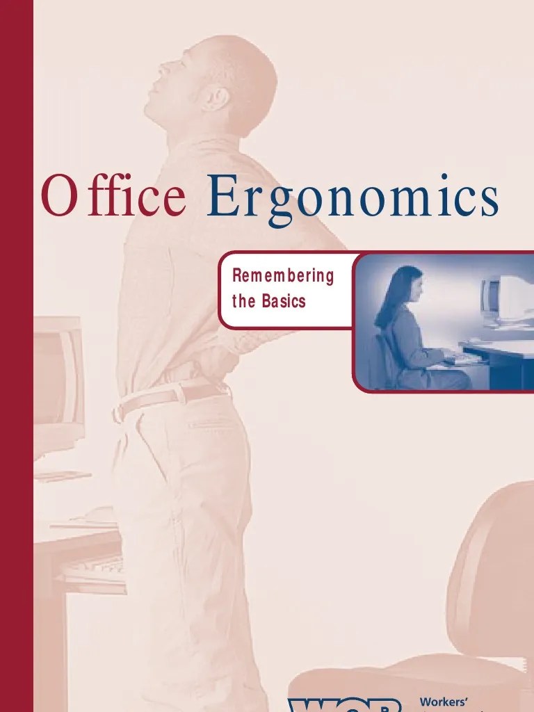 Ergobk Office Ergonomics PDF Chair Human Factors And Ergonomics