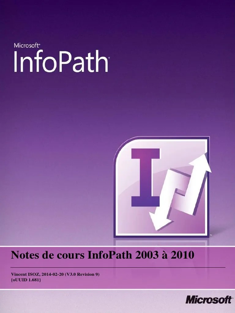 MS Office InfoPath PDF Navigateur  Microsoft Office