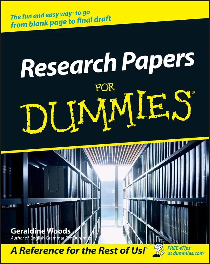 Read Research Papers For Dummies Online by Geraldine Woods Books
