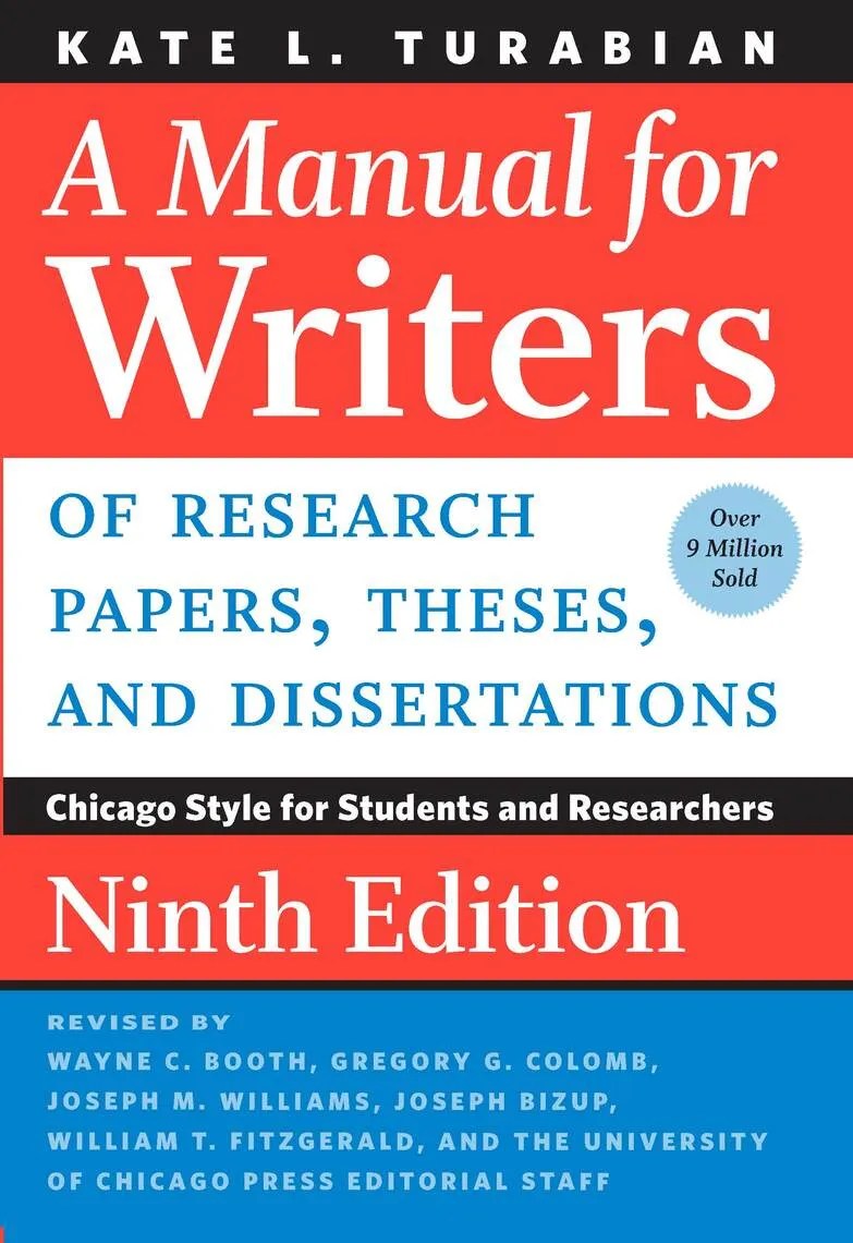 Read A Manual for Writers of Research Papers, Theses, and Dissertations