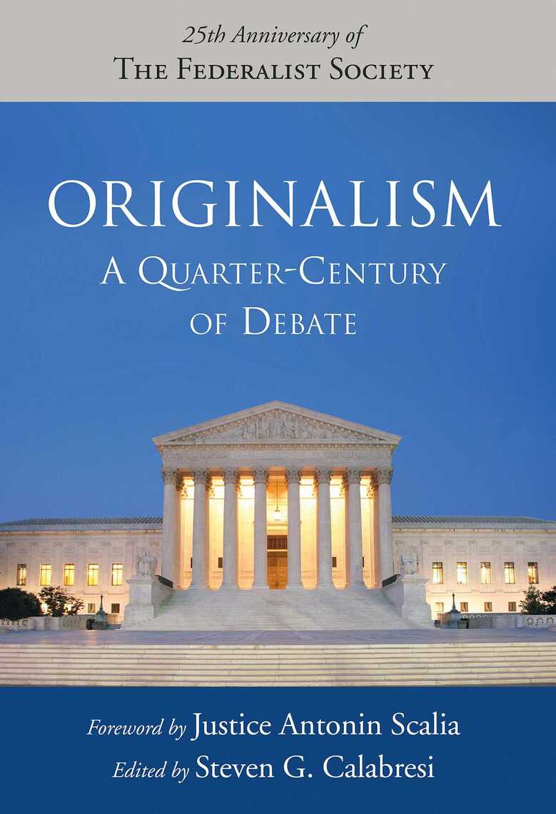 Read Originalism Online by Antonin Scalia Books Free