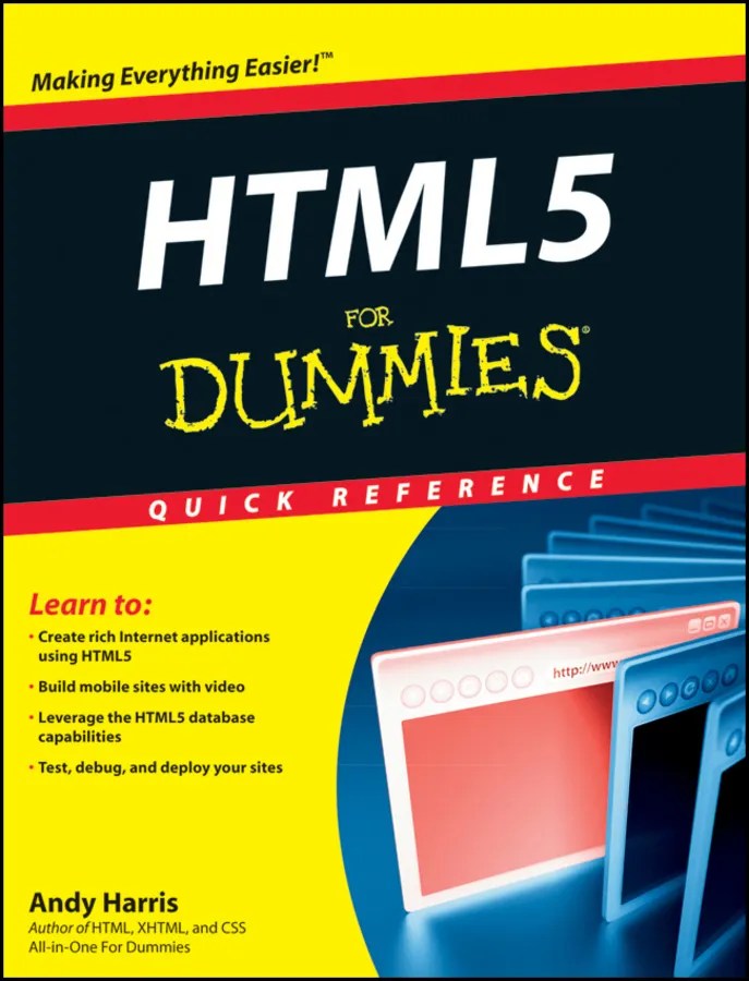 Read HTML5 For Dummies Quick Reference Online by Andy Harris Books