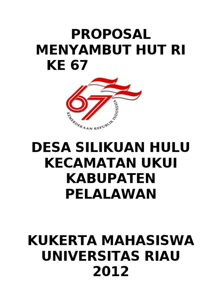 Contoh Cover Proposal Kegiatan Kampus