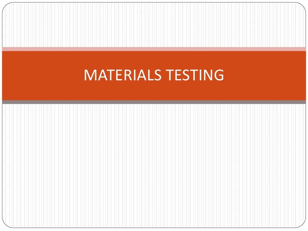 Materials Testing PDF Ultimate Tensile Strength Strength Of Materials