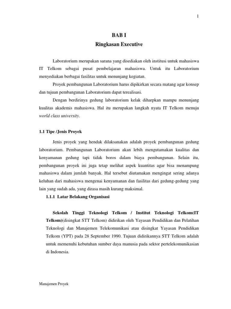 Contoh Proposal Manajemen Proyek | PDF