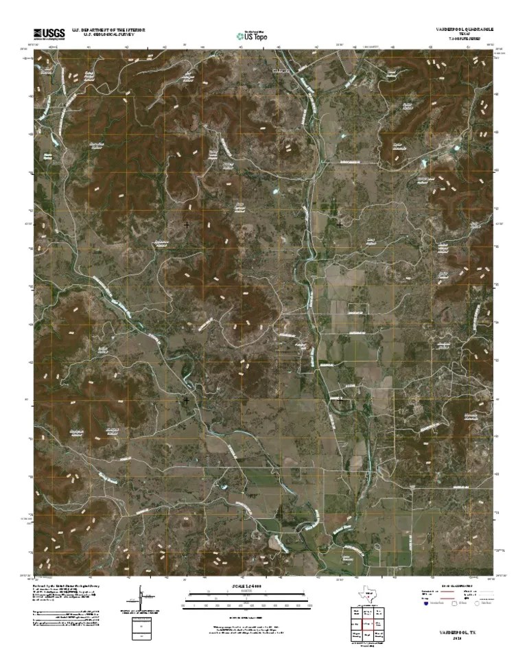 Topographic Map of Vanderpool PDF United States Census Bureau