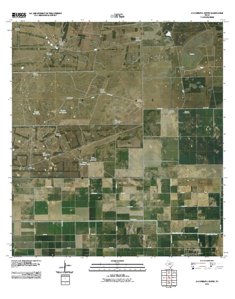 Topographic Map of San Perlita North PDF United States Geological Survey Scientific