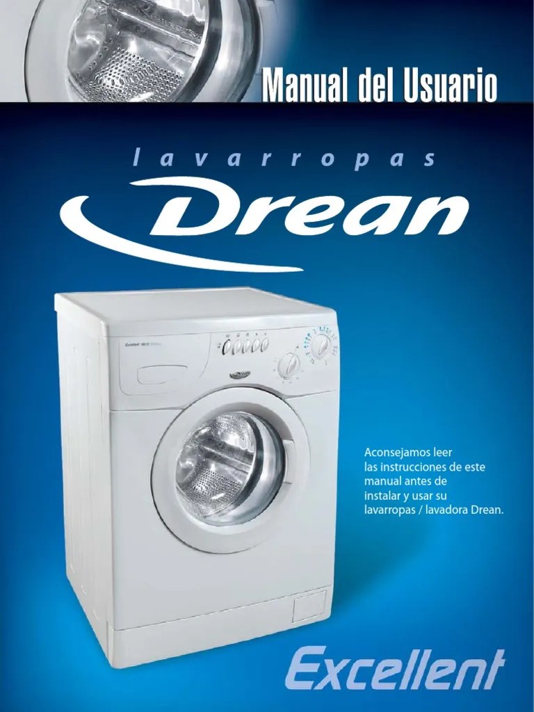 Manual Lavarropas 166 D | Pdf | Lavadora | Detergente