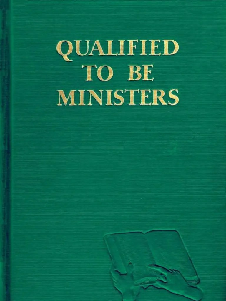 1955 Qualified to Be Ministers Jesus Thought