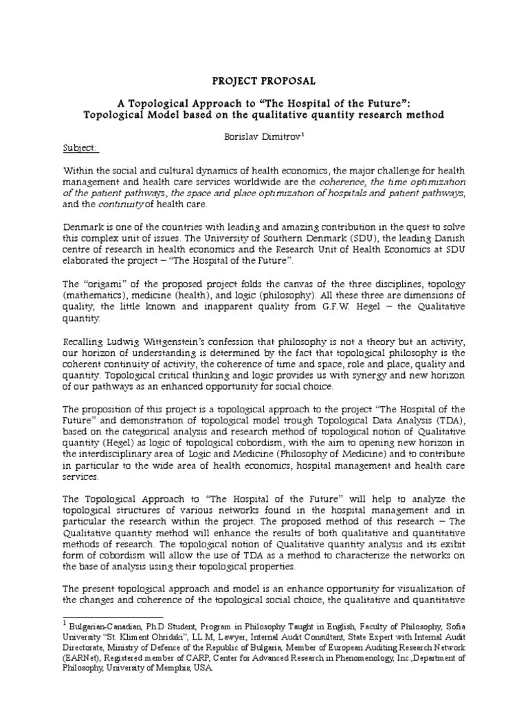👍 Health economics research proposal. PhD in Health Economics/Health