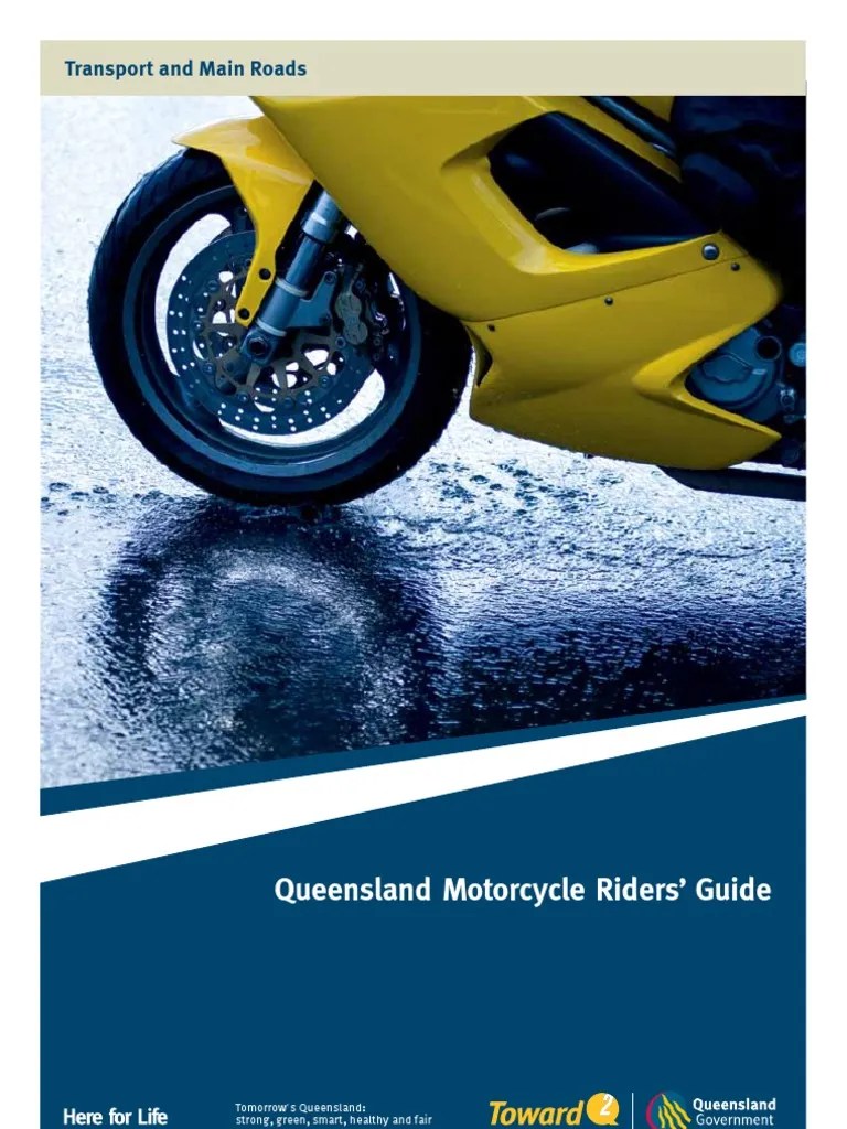 PDF QLD Motorcycle Riders Guide Complete PDF Driver's License