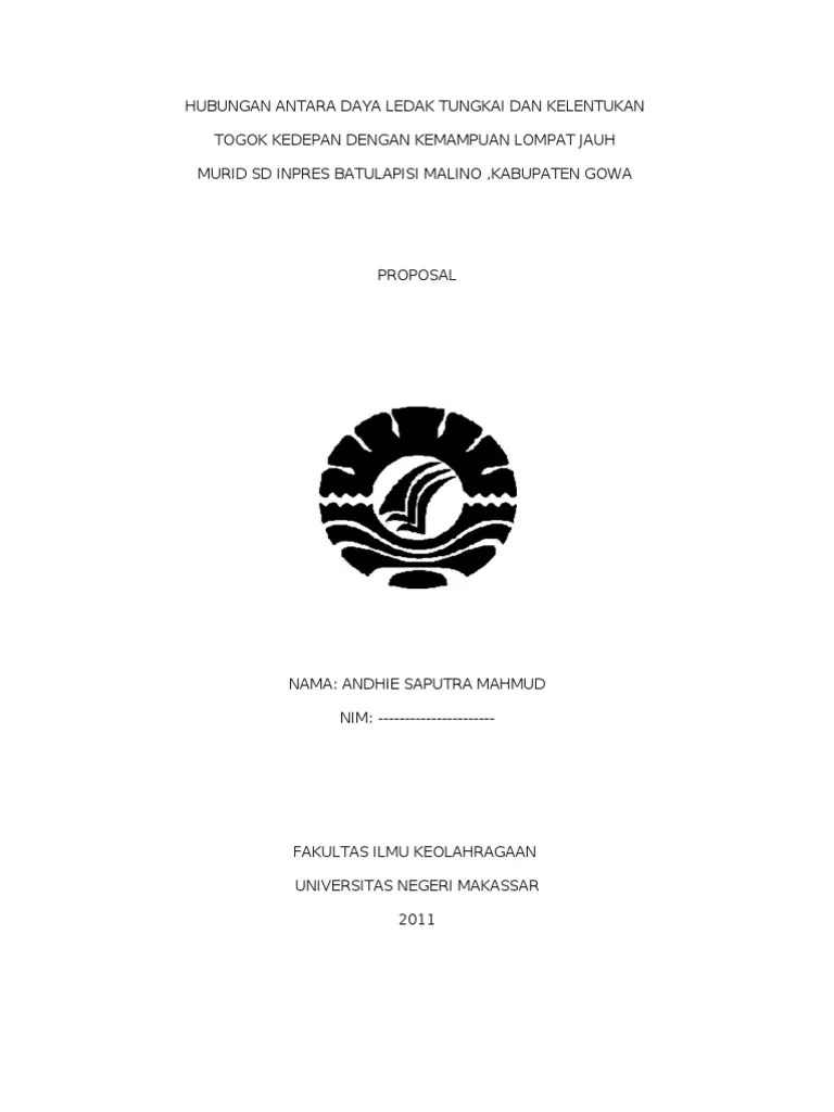 Format Proposal Penelitian Penjaskesrek | Pdf