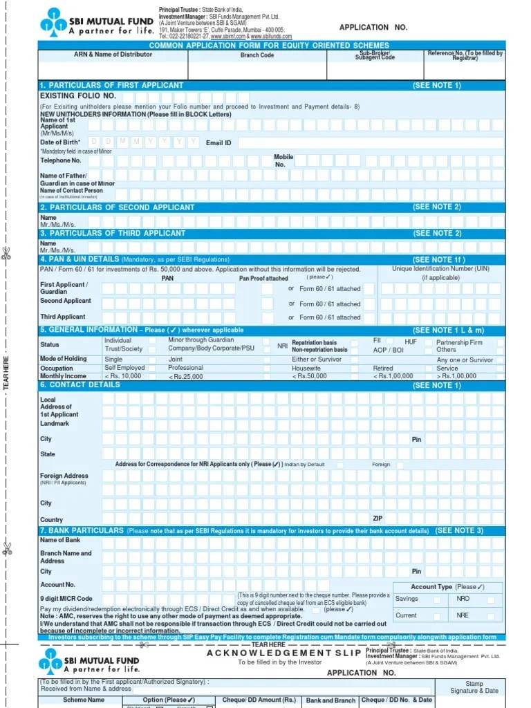 sbi form Cheque Debit Card
