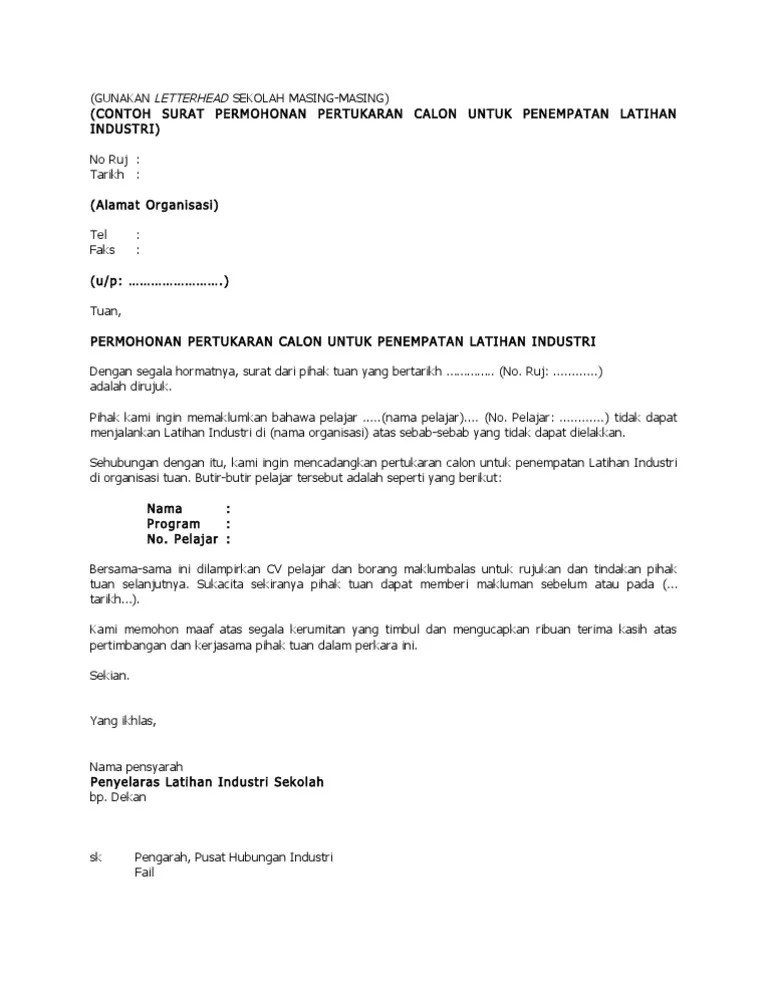 contoh surat permohonan tukar alamat CallumtaroSchmidt