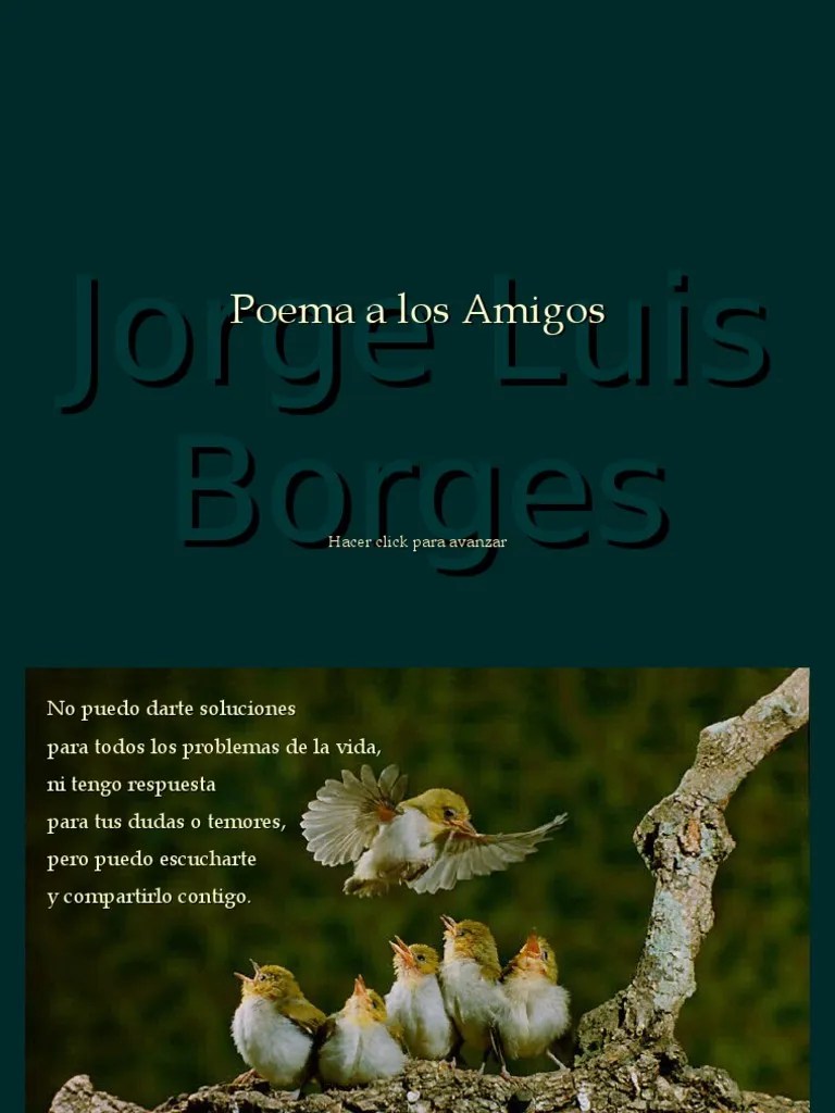 Poema a Los Amigos