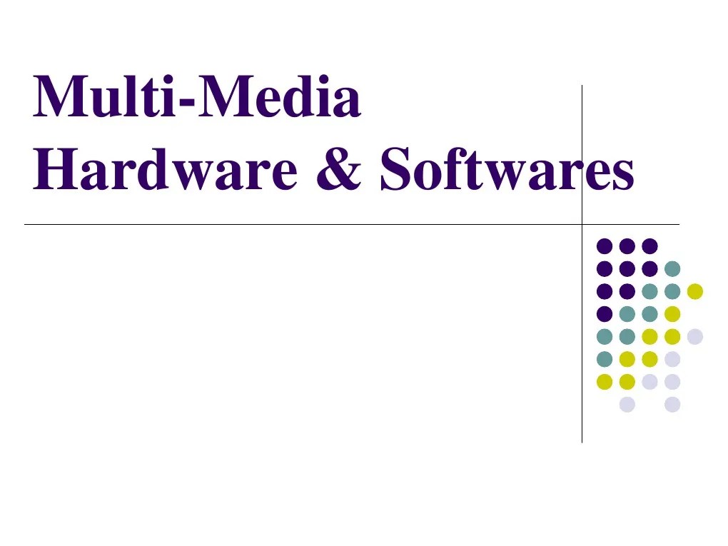 8. Multimedia HardWare Operating System Computer Network