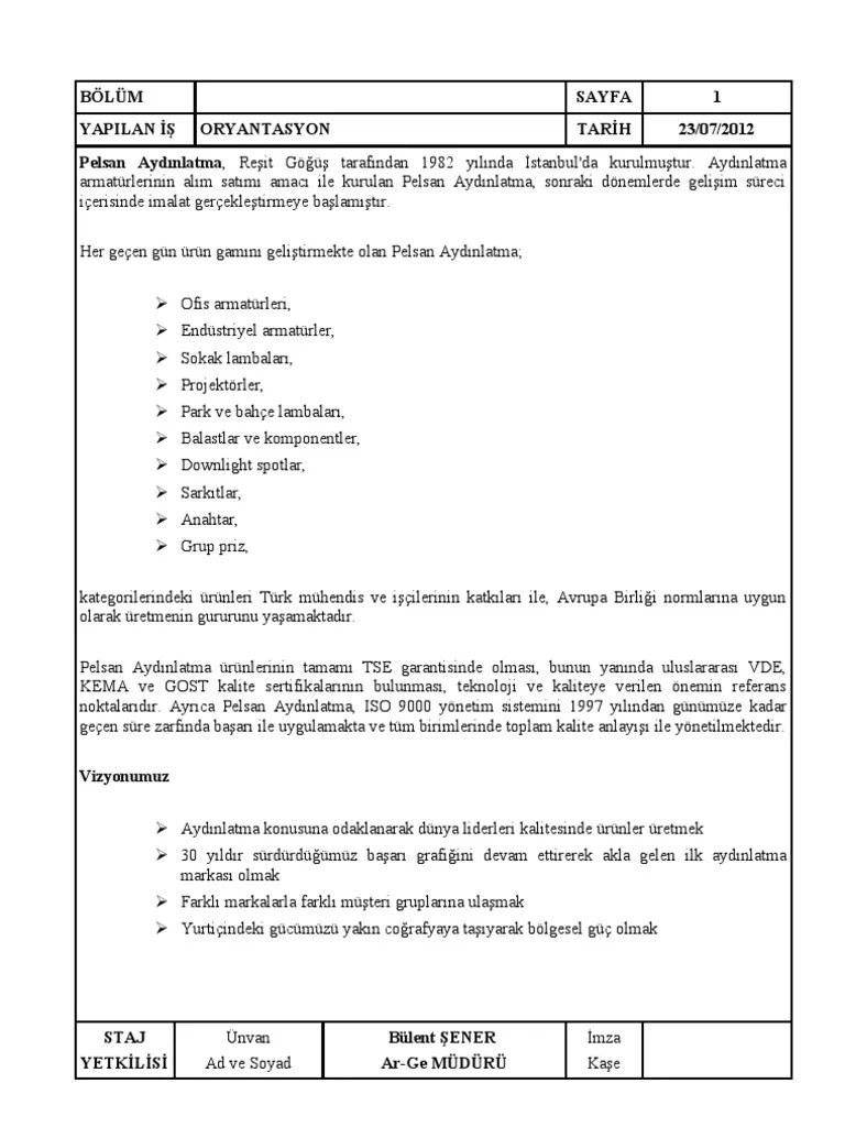 Staj Defteri (Otomatik Olarak Kaydedildi)