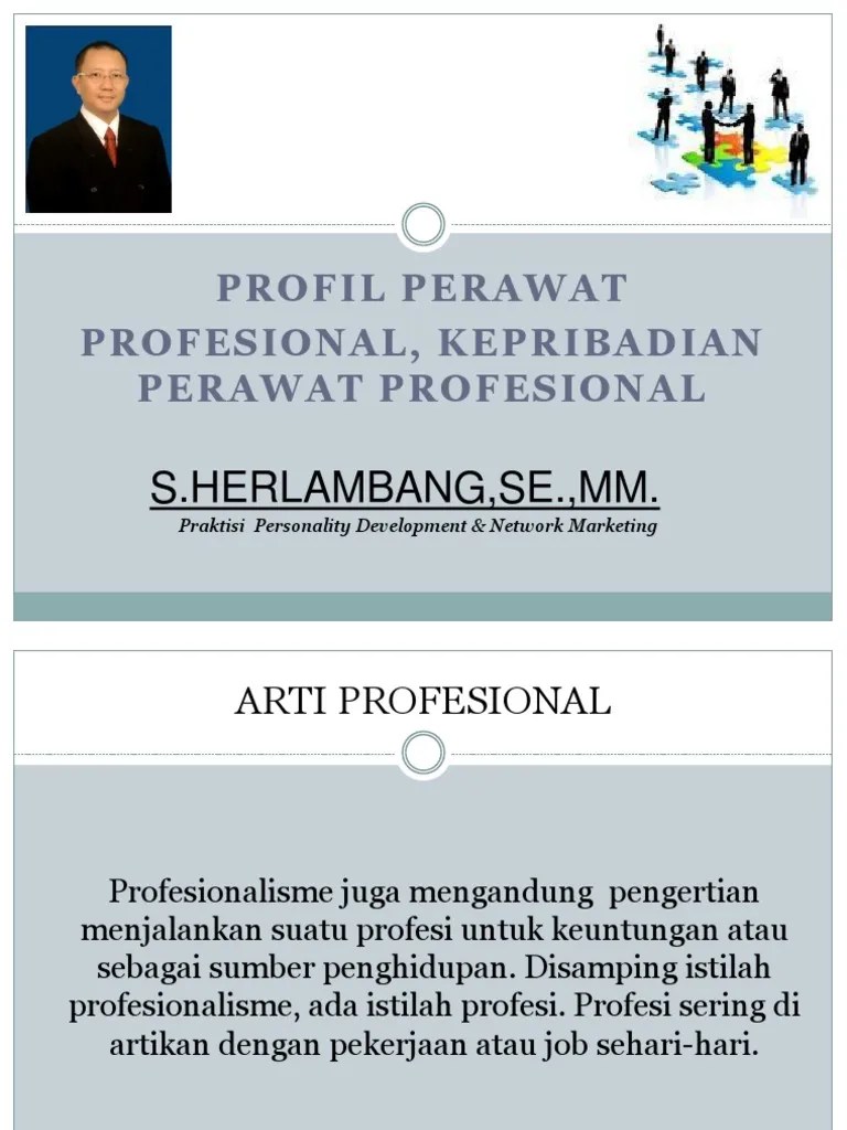 1. Profil Perawat Profesional
