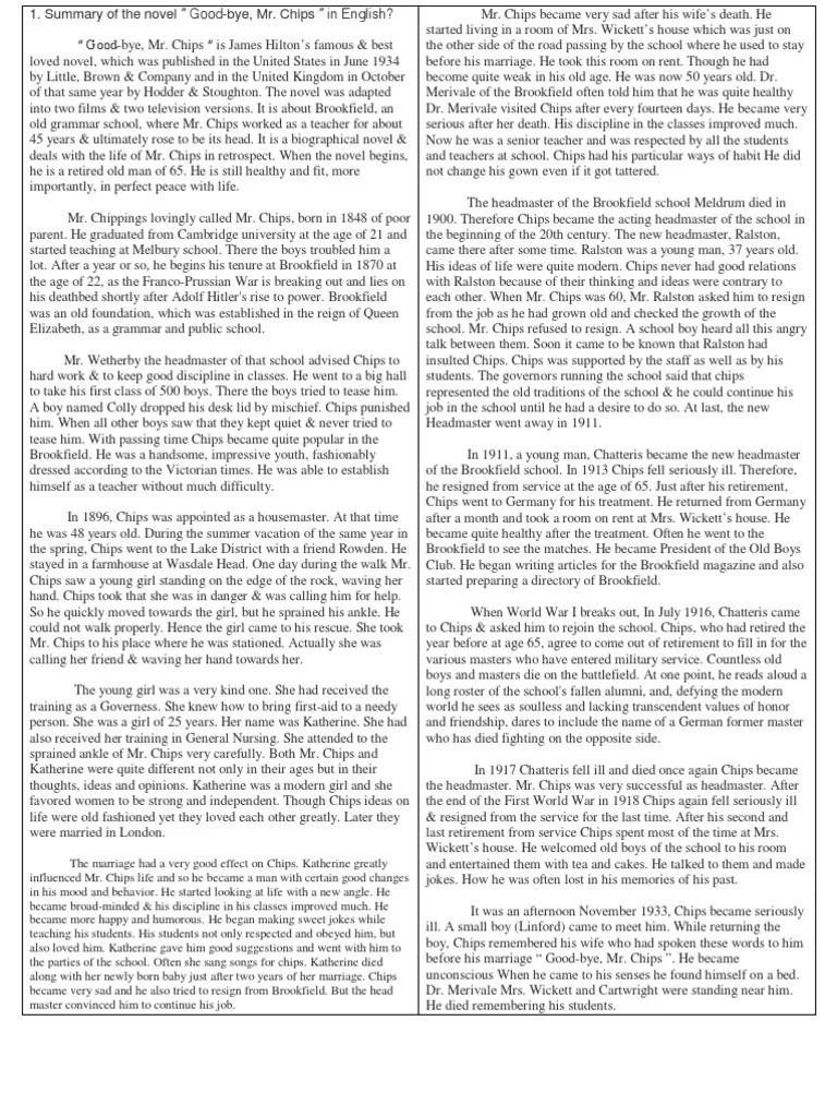 F.Sc Part 2nd English Novel Book (Balochistan Board Quetta