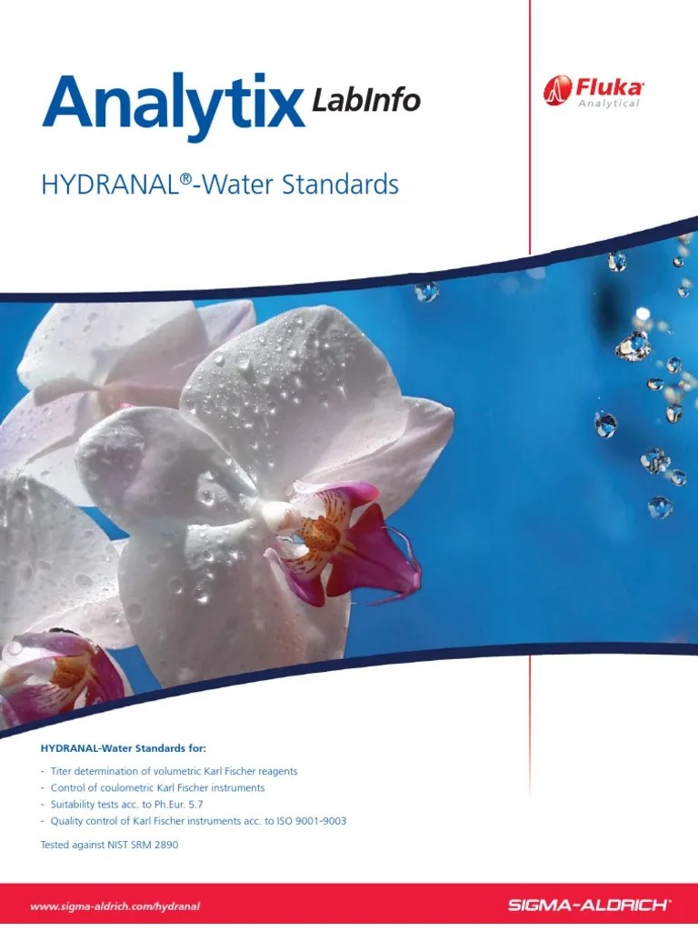 34694 Dat Sigma Aldrich Titration