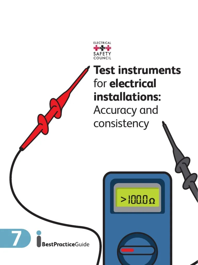 InstallationTesting Guide PDF Electrical Impedance Calibration