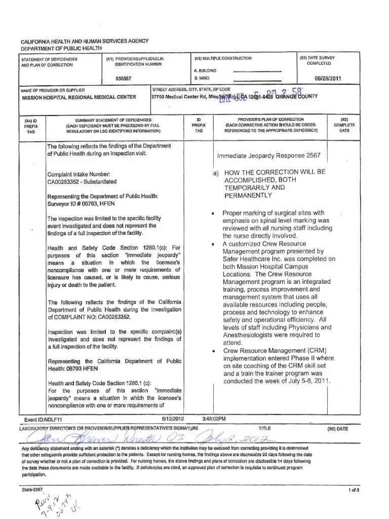 Mission Hospital Regional Medical Center, Mission Viejo, Orange County