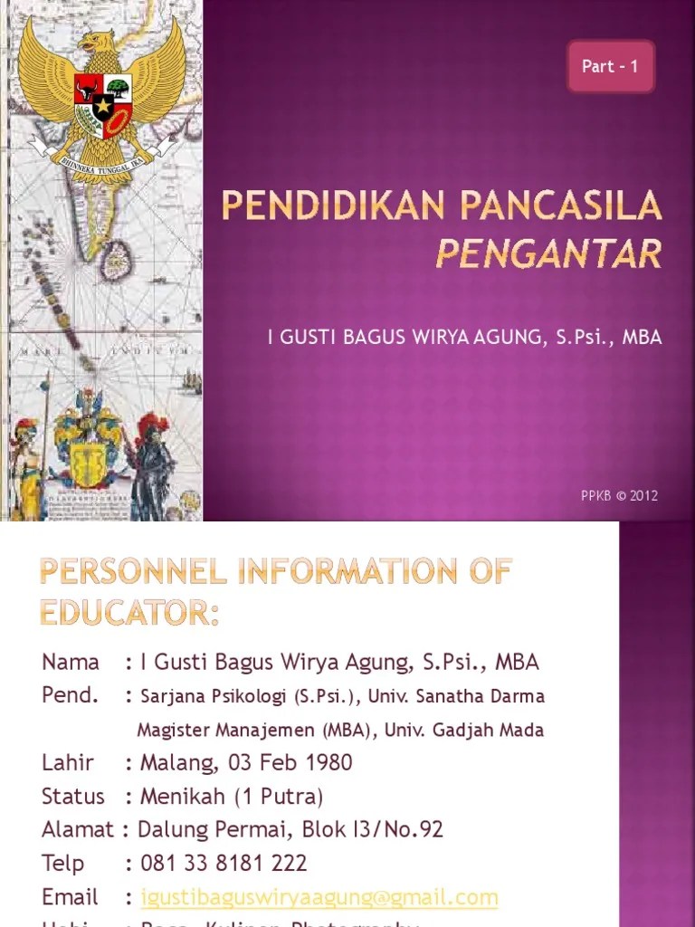 Pengantar Pendidikan Pancasila PDF