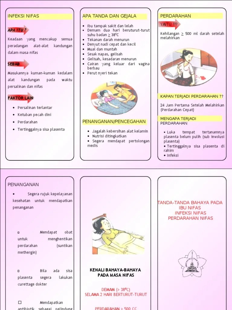 Tanda Bahaya Pada Ibu Nifas