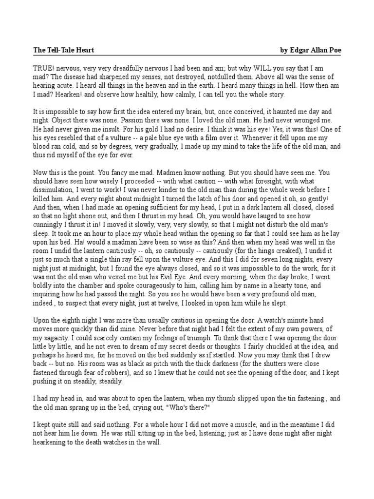 The TellTale Heart PDF