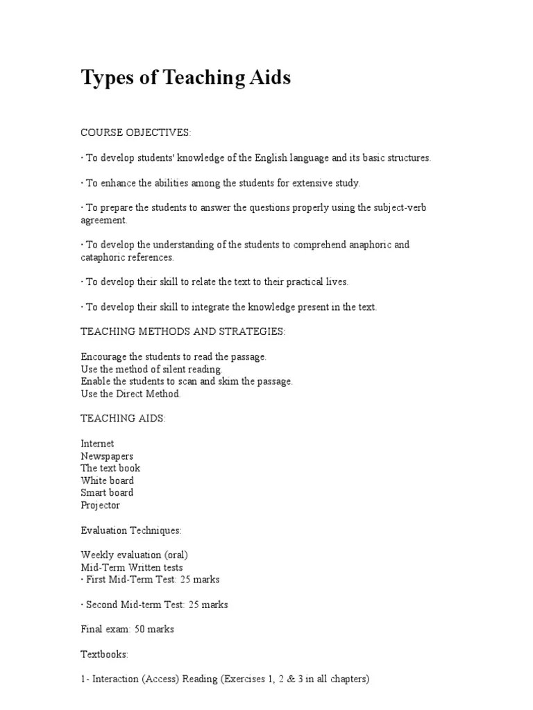 Types of Teaching Aids PDF Puppets Puppetry