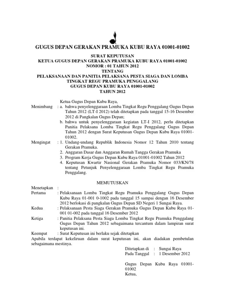 SK Panitia LT I Dan Pesta Siaga | PDF