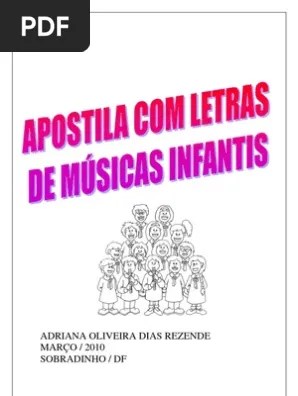 Apostila Com Letras de Músicas Infantis | PDF | Céu | Amor
