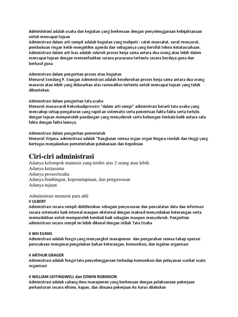 Administrasi Kepegawaian | PDF