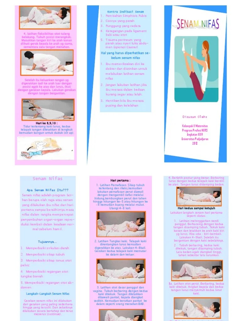 Leaflet Senam Nifas