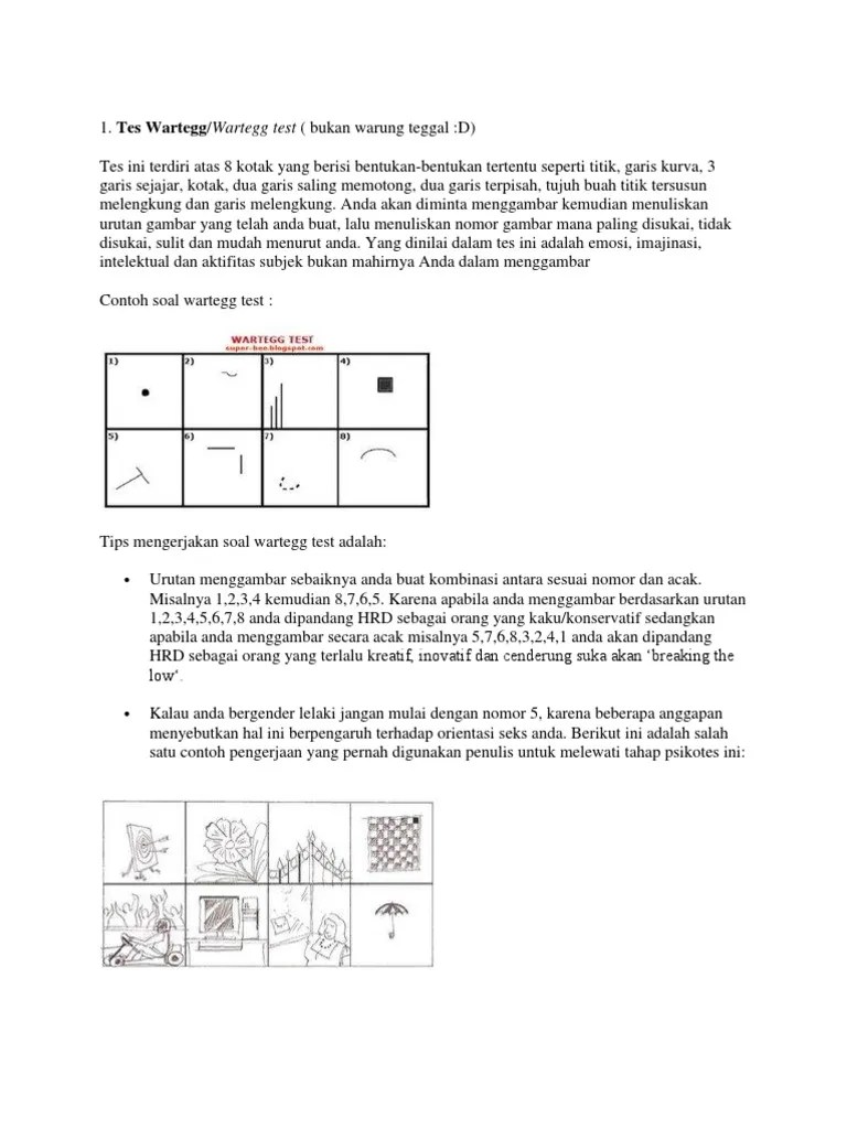 27++ Contoh Soal Psikotes Anak Sd Kelas 1 Kumpulan Contoh Soal