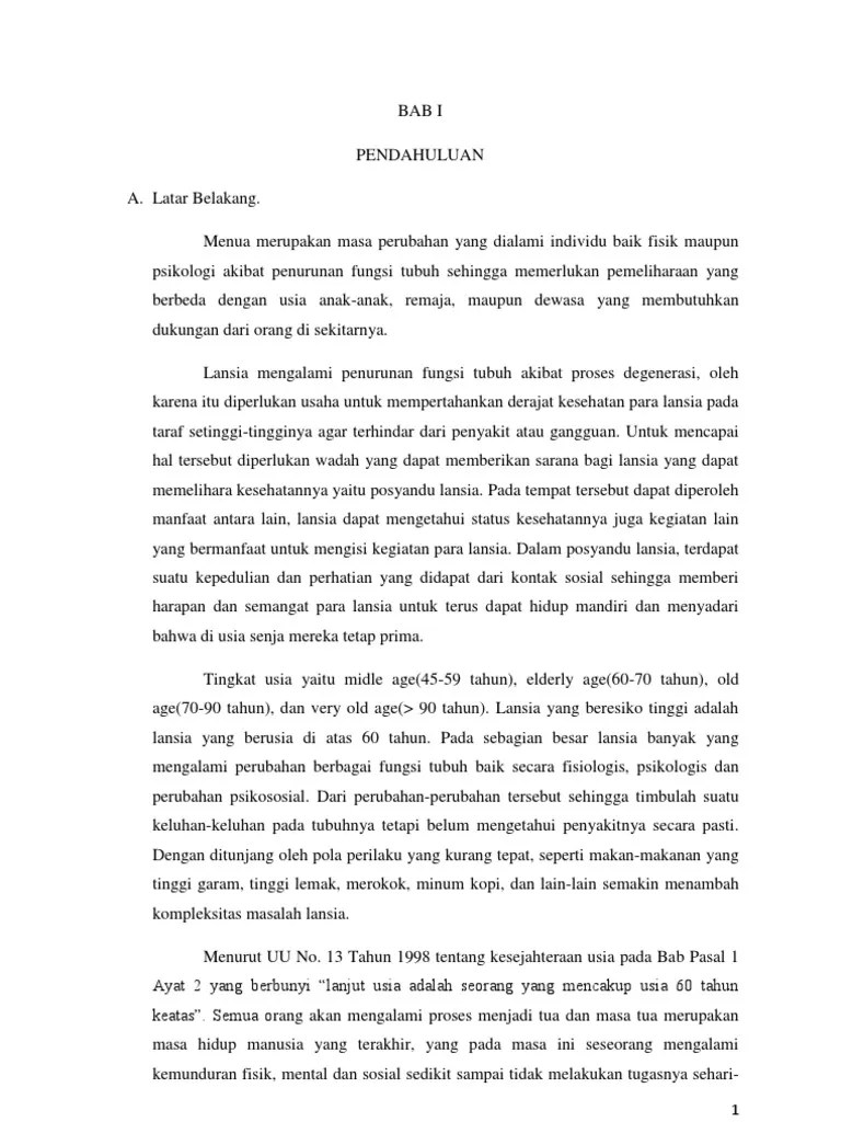 Makalah Nutrisi Untuk Lansia | PDF