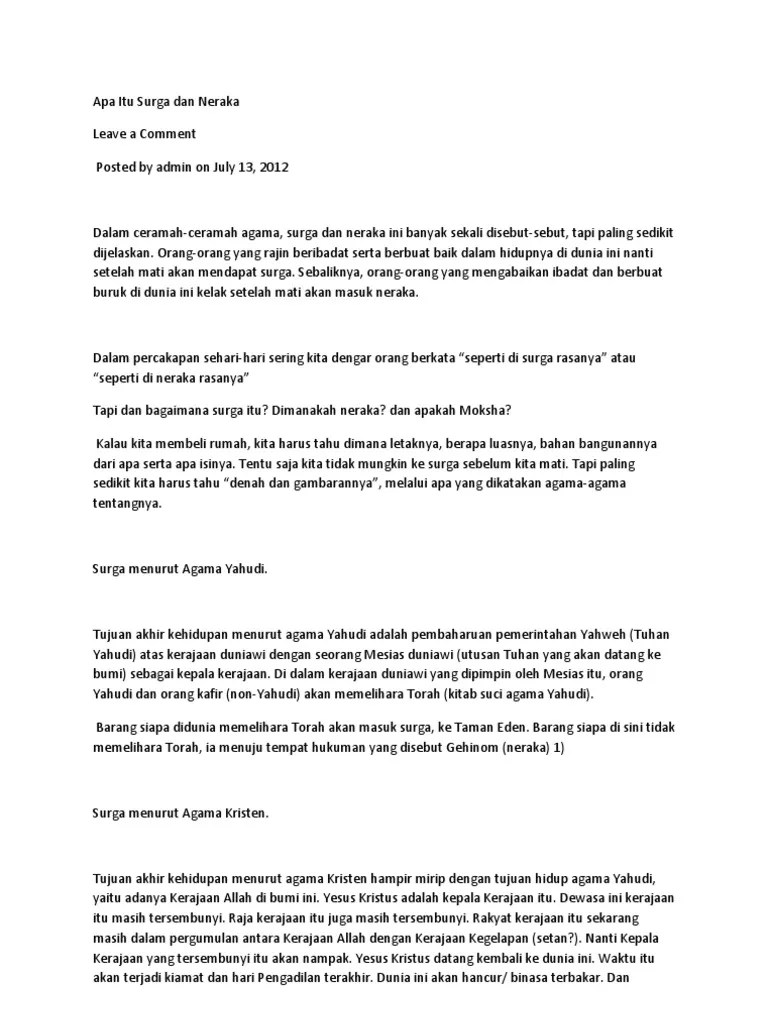 Ceramah Singkat Tentang Wanita Penghuni Neraka – Sketsa