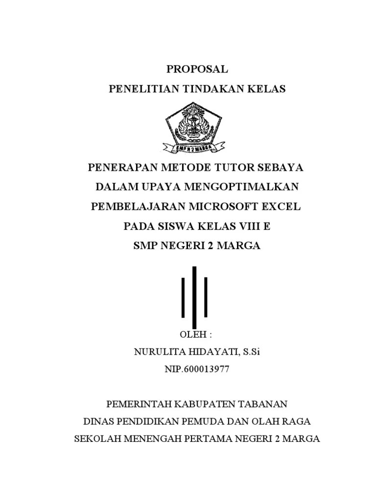 Contoh Proposal Ptk Bahasa Indonesia Smp Kelas 8 Berbagi Contoh Proposal