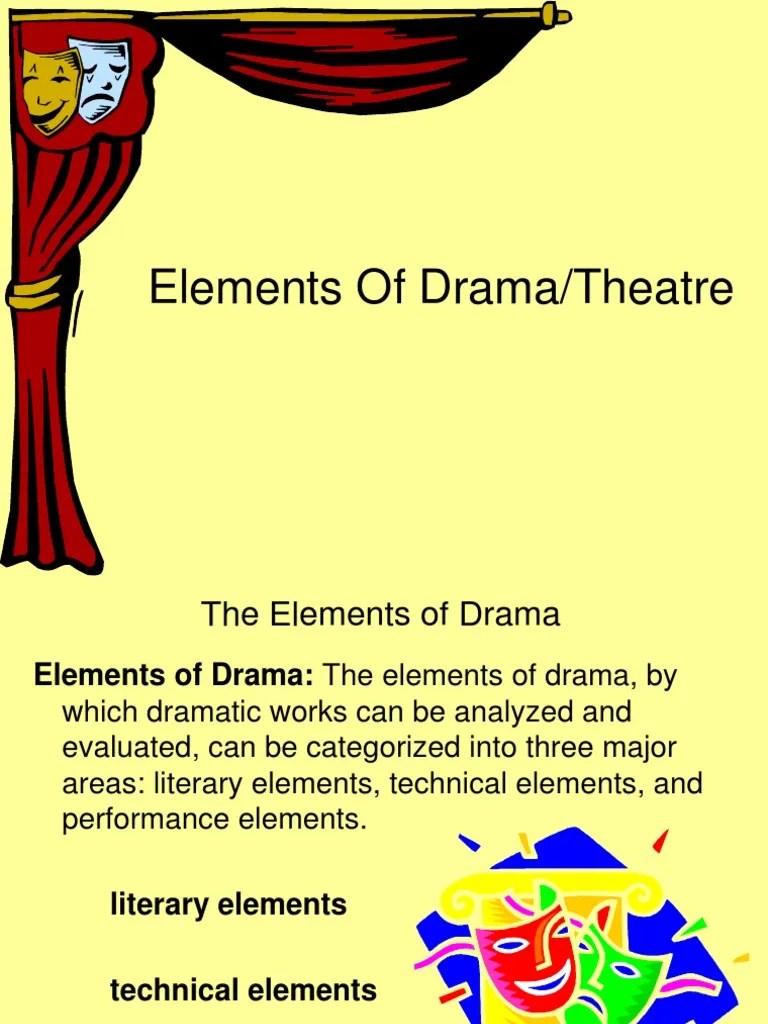 Elements of Drama New Plot (Narrative) Semiotics