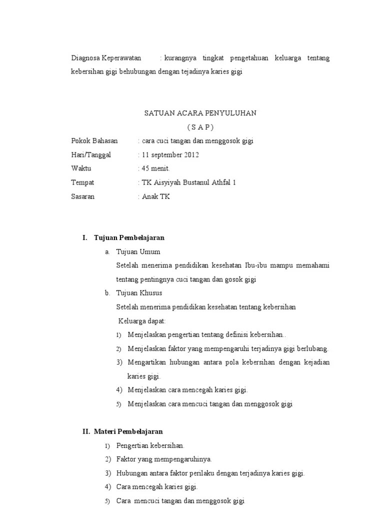 SAP Karies Gigi | PDF