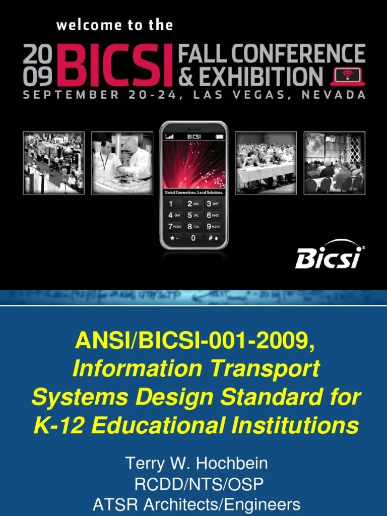 Data Center Desgin For k12 Standards Update PDF Cable